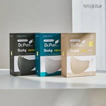 닥터퓨리 KFAD 비키 새부리형 비말차단 마스크 25매(5매입x5입), 색상:화이트|사이즈:대형