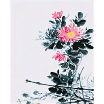 보석십자수 사군자 매화 난초 국화 대나무 매란국죽 행복 재물 풍수 수묵화 동양화 큐빅가득그림 집들이 개업선물 새로운 취미생활 구슬 비즈 DIY키트 액자없음 15종, 사군자수묵화십자수08, 80*100cm