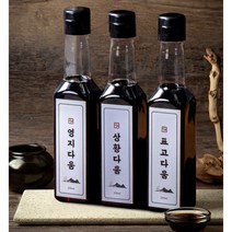 100% 국내산 영지 표고 상황 버섯간장 고농축 저염 베타글루칸 맛간장 250ml 500ml 3종, 표고2개+상황1개