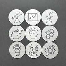 연구실 과학실 실험실 안내판 아이콘 스티커 자석 픽토그램 픽토사인, 디자인1, 75x75mm