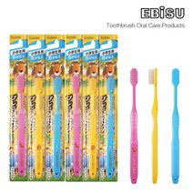 EBISU 일본 에비스칫솔 6종 프리미엄케어 6세이상 어린이용 6개, 1개