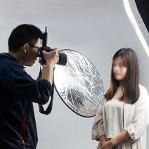 휴대용 접이식 60cm 반사판 조명 장비 라이트 DSLR 케이스 마운트 1인 카메라 동영상, 주르 쿠팡 본상품선택, 주르 쿠팡 본상품선택