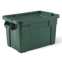 러버메이드 브루트 토트박스 75L 다크그린 녹색 캠핑박스 리빙박스, 1개, 1개, 그린