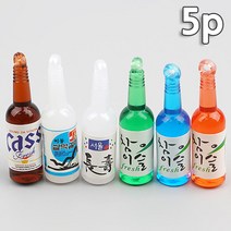 미니어처 고리 달린 한국 술병 모형 5종 세트 공방 소품 납골당꾸미기 미니어쳐