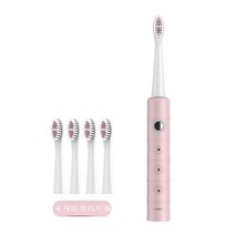 홈 소닉 충전 커플 전기 칫솔 게으른 스마트 소닉 소프트 헤어 칫솔, 연한 가루