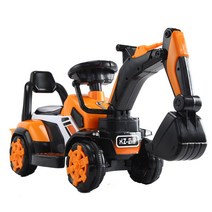 장난감 포크레인 중장비 집게차 트랙터 탑승차, 블루