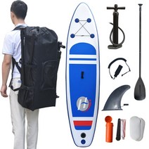 서핑 보드 sup320 스탠드업 패들 320x76x15cm 파란색 - sup 낚시 포함. 부속품, 하얀