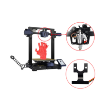 Vyper E Kobra 압출기용 Anycubic 3D 프린터 액세서리 핫 엔드 장착 블록 자동 레벨링, 한개옵션0