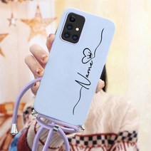 맞춤형 이름 텍스트 케이스 샤오미 레드미 노트 8 9 10 7 프로 9S 9A 9C 8T 10C 12C 10A 스타 랜야드 커버 436925, For Redmi 10 (4G), M1-Rope purple_Custom Name