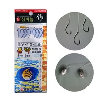 금호조침 바다 찌낚시 볼락 열기 전갱이 민장대 낚시 묶음 바늘 채비 세트 KS-362, 01.KS-362장대용볼락 6호