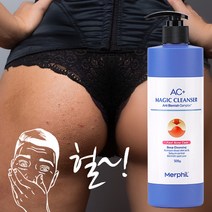 메르필 여드름 등드름개선 허가받은 AC+매직바디워시 베이비코튼향, 500g, 1개