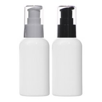 고급에센스용기 20ml 30ml 50ml 60ml 75ml 80ml 100ml 화장품공병, 50ml백색용기 타원형, 흰색캡, 1개