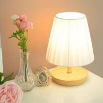 카페 침실 러블리 내추럴 원목 화이트갓 미니 단스탠드 미니멀 안방 독서등, YWBDD 오드리단스탠드_LED 주광색(하얀빛)