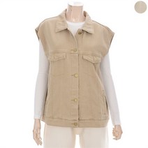 [파파야] GD01 루즈핏 데님 조끼 PNMRVT001C (8918117)