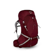 오스프리아우라 AG 50 여성용 배낭 여행 백팩, Small, Gamma Red