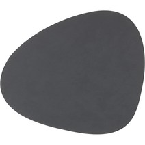 CNTCSM 린드디엔에이 덴마크 커브 누포 식탁매트 L 37x44cm 아미 그린, 보여진 바와 같이