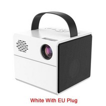 빔프로젝터 빔프로젝트 휴대용 시네빔 J10 미니 HD 프로젝터 홈 시어터 휴대용 어린이 교육 비머 크리스마, 05 White EU Plug