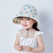 여름 여자 아기모자 유아썬캡 와이어 벙거지 썬캡 (3세-6 7세)
