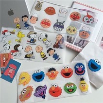 캐릭터 다용도 귀여운 호빵맨 미키마우스 스누피 스티커 노트북스티커, 4.호빵맨페이스