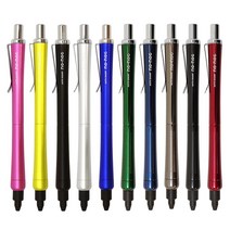 OHTO AP-505N NO-NOC 자동샤프 필기 연필 펜 볼펜 자동 유출 노-노크 0.5mm 유광 무광 알루미늄 필기감 지우개 내장 리필 학용품 공부 메모 업무 샤프심 학생, AP-505N 블랙
