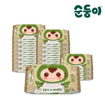 순둥이 생분해물티슈 그린에디션 휴대리필형 20매 20팩(Ra-com), 선택완료, 단품없음