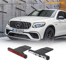 벤츠 W213 세로그릴 전용 AMG 엠블럼 양면부착식, 01.레드