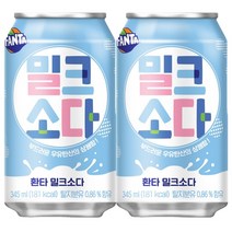 환타 밀크소다, 345ml, 24캔