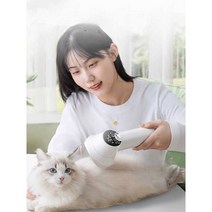 고양이 빗질 드라이기 털관리 강아지 간편청소, 퍼플
