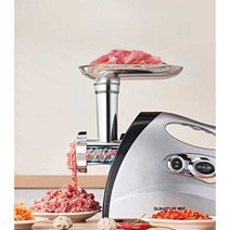 업소용 고기 분쇄기 소시지 다지기 블랜더 전기 소형, (다진 고기 관장+액세서리) 304 스테인레스