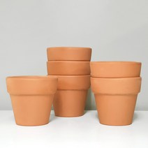 하늘정원 미니 토분화분 6P세트, 토분화분6개