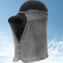 모자 부착 자외선 차단 얼굴 햇빛 가리개 야외 작업 활동 캡 썬가드 모자부착형 그늘막 남여공용, 진그레이