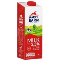 해피반 멸균우유 3.5%, 1L, 12개