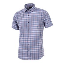 로베르타 디 까메리노(ROBERTA [nc부천점]남성 여름 구김없는 캐주얼 체크 남방셔츠 반소매 슬림핏 RL2-253-2