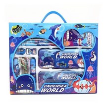 [8000 줄넘기 문구세트 2단 필통] 초등 학생 생일 선물 학교 4학년 중학교 입학, 육지동물