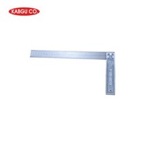 갑구사 알루미늄 눈금 직각자 150mm