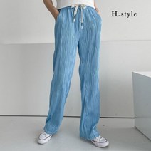 H스타일 JB 웨이브바지 봄신상 통바지 밴딩