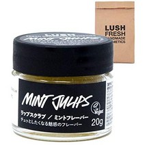 일본직발송 6. LUSH(러쉬) [선물 포장] LUSH 러쉬 립 스크럽 립 케어 선물 숍 가방 포함 화장품 (민트 맛), One Size, 민트 맛