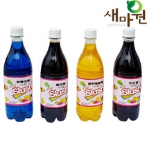 새마원 슬러시 시럽 베이스 원액 1kg 과일향 (파파야 콜라 포도 파인애플), 파파야향, 3개