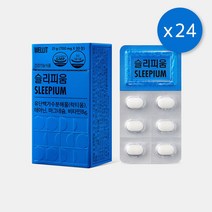 웰릿 슬리피움 락티움 L 테아닌 스트레스로 인한 긴장 완화에 도움 수면 질 개선, 24개, 30정
