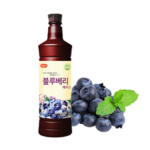 MDO8903 광야 블루베리 베이스 970ml 카페재료/음료베이스/과일청/과일쥬스, 상세설명참조, 1개