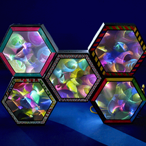 SA 보로노이 빛상자 목걸이형 5인 세트