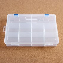 C2L 칸칸 수납 함 멀티 박스 부품 케이스 10칸 문구케이스 전자부품트레이 전자부품통 플라스틱수납케이스 부품함 부품케이스 플라스틱박스