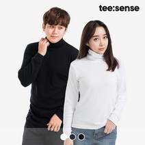 SH목폴라 양면 긴목 티셔츠 여성 남성 커플 S~2XL 교복 학생 빅사이즈