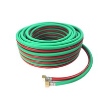 PVC 쌍줄 산소호스 8mm x100M롤 용접용호스 쌍줄호스 두줄호스, 1개