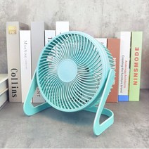 높이조절탁상용선풍기 게이밍 선풍기Xiaomi-2023 신제품 360 ° 회전 USB 데스크탑 미니 선풍기 조절 가능, 06 8 inches Blue, 한개옵션1