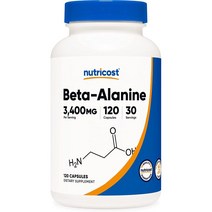 뉴트리코스트 베타 알라닌 캡슐 3400mg 120캡슐 약 1개월분, 상품선택, 1개, 120정