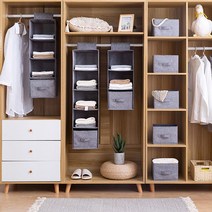 [마크트] 행잉오거나이저 옷장 모자 속옷수납함 보관함 서랍 _ 2108EA, 본상품선택, 그레이브라운 5단