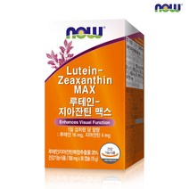 나우푸드 루테인 지아잔틴 맥스, 30캡슐, 1박스