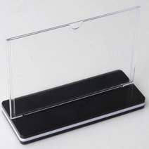 카달로그 꽂이 아크릴 가격표 표지 쇼케이스 알림 매대 양면 메뉴판, 가로형
