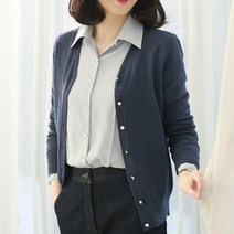 [웬디즈갤러리]브이넥 골드단추 가디건 ACD001